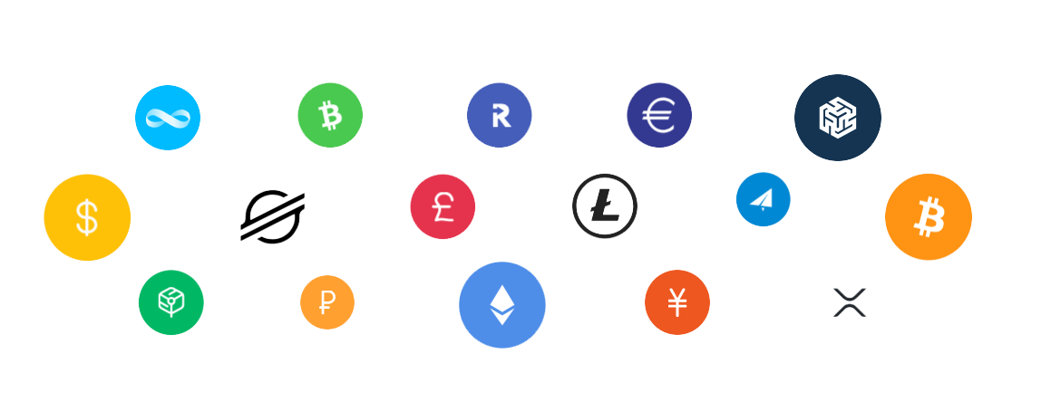 Supported Cryptocurrencies